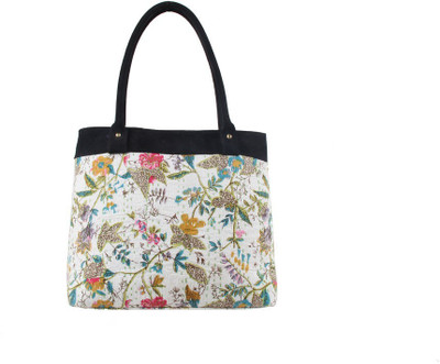 

Jaipur Textiles Hub Shoulder Bag(White)