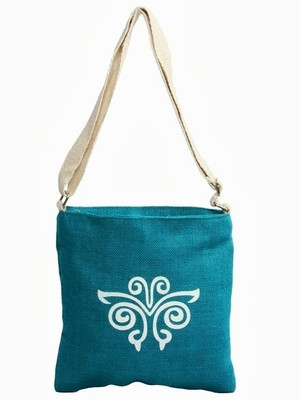 

Jute Tree Tote(Blue)