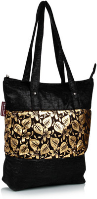 

Home Heart Tote(Gold, Black), Black;gold