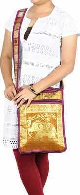 

Lal Haveli Sling Bag(Pink)