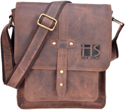 

Hidestitch Messenger Bag(Brown)