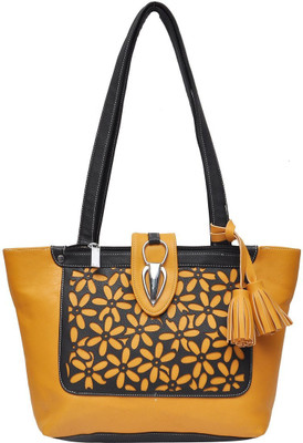 

Hawai Shoulder Bag(Yellow, Black), Black;yellow
