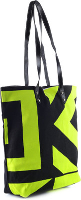 

Kanvas Katha Shoulder Bag(Black, Green)