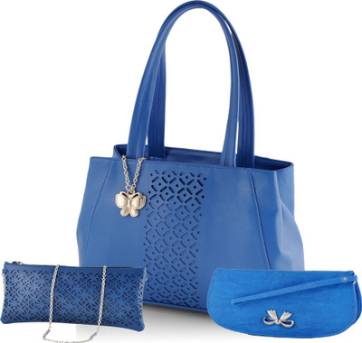 

Butterflies Hand-held Bag(Blue)