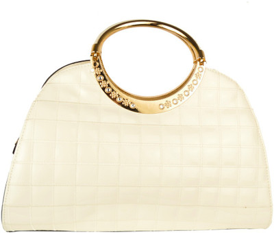 

Silver Rose Hand-held Bag(White)