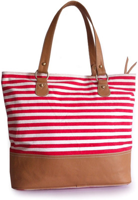 

Carry on Bags Shoulder Bag(Red, White, Brown), Brown;red;white