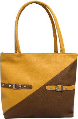 

Credulous Shoulder Bag(Yellow, Brown), Brown;yellow