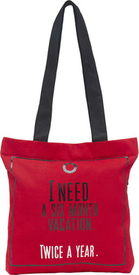 

Haqeeba Tote(Red, Black), Black;red