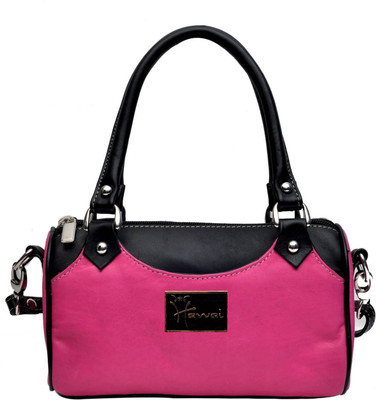 

Hawai Hand-held Bag(Pink, Black), Black;pink