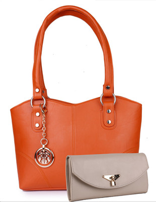 

Women Marks Shoulder Bag(Orange)