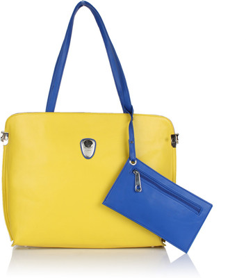 

Omnesta Shoulder Bag(Yellow, Blue), Blue;yellow