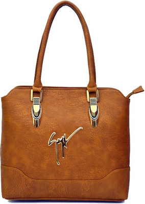 

AGINOS Hand-held Bag(Beige)
