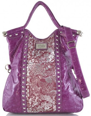

Ed Hardy Hand-held Bag(Purple)