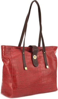 

Hidesign Shoulder Bag(Red, Brown), Brown;red