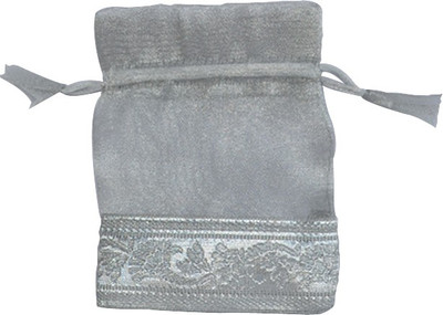 

Kriti Creations Pouch Potli(Silver)