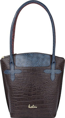 

Holii Tote(Brown, Blue), Blue;brown