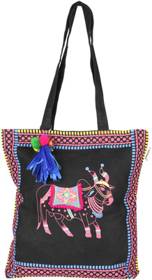 Pickpocket Tote(Black, Blue)