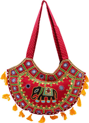 

Rastogi Handicrafts Shoulder Bag(Red)