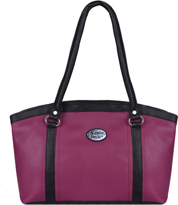 Noble Designs Messenger Bag(Pink, Black), Black;pink