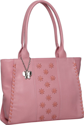 

Butterflies Hand-held Bag(Pink, Brown), Brown;pink