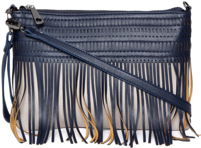 Roadster Sling Bag(Blue, White)