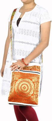 

Lal Haveli Sling Bag(White)
