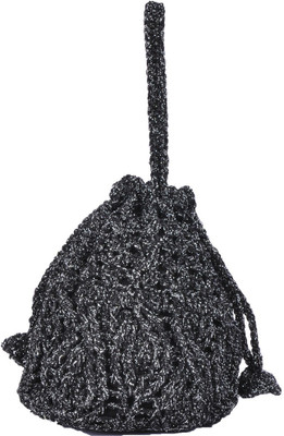 

Adrish Creative Pouch Potli(Black)