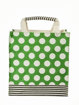 

Jute Tree Hand-held Bag(Green)