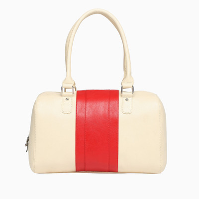 

Starz Hand-held Bag(White, Red), Red;white