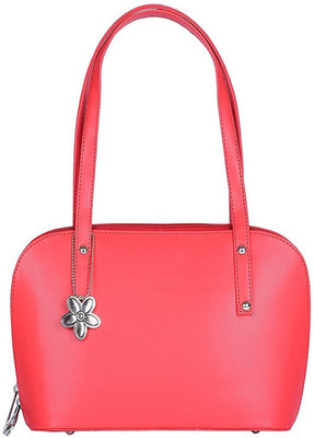 

White Flower Shoulder Bag(Red)