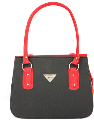

Cottage Hand-held Bag(Black, Red)