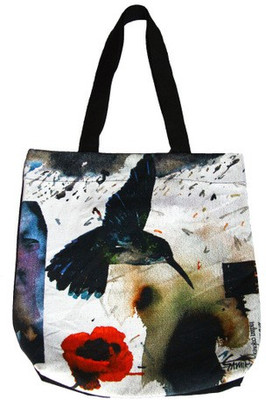 

Indian Colours Tote(White)