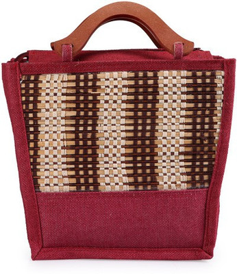 

Saffron Craft Hand-held Bag(Maroon)