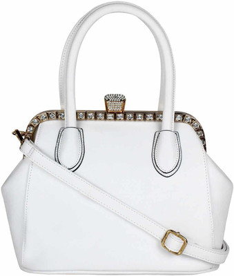 

Glitzy Galz Hand-held Bag(White)