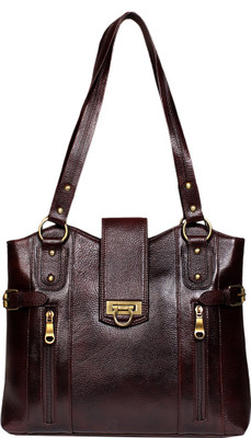 

Leather World Shoulder Bag(Purple)