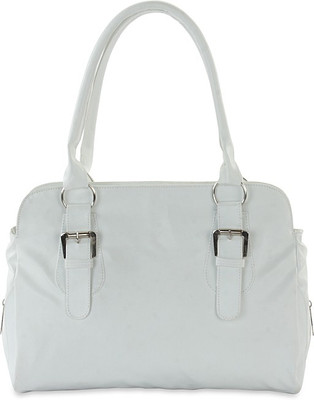 

Goodwill Leather Art Hand-held Bag(White)