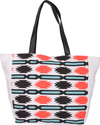 

Kanvas Katha Tote(White)