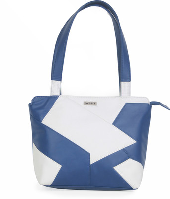 

Bern Shoulder Bag(White, Blue), Blue;white