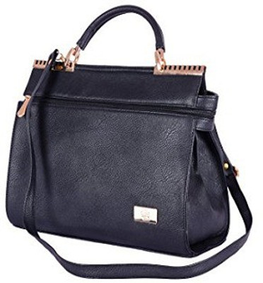 

White Flower Shoulder Bag(Black)