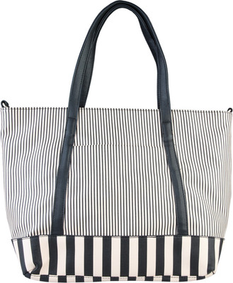 

Pierre Cardin Shoulder Bag(White, Black), Black;white