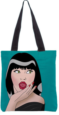 

Snoogg Tote(Blue, Black), Black;blue