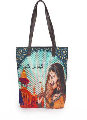 

Kanvas Katha Tote(Multicolor)