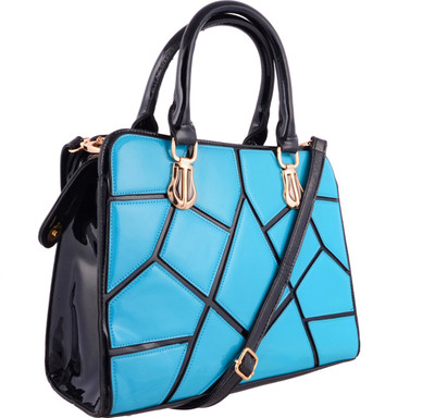 

Fashion67 Hand-held Bag(Blue, Black), Black;blue
