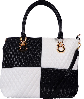 

Fashion67 Hand-held Bag(Black, White)