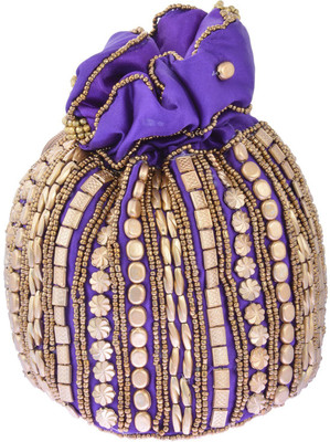 

Zakina Pouch Potli(Blue)