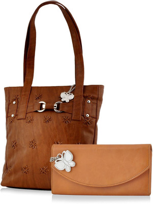 

Butterflies Shoulder Bag(Tan)