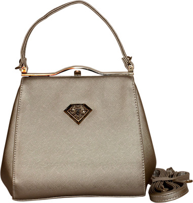 

Tanishka Exports Messenger Bag(Silver)