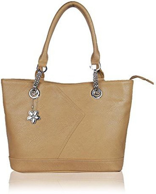 

White Flower Shoulder Bag(Beige)