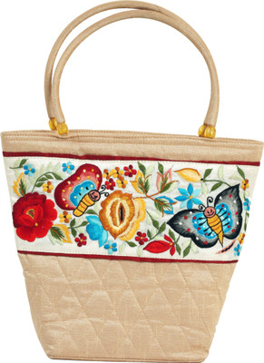

Soulful Threads Hand-held Bag(Beige)