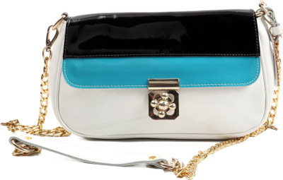 

Carlton London Messenger Bag(White)